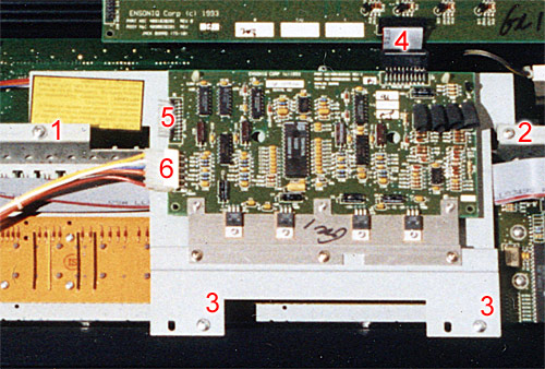 unscrew the synthesizer